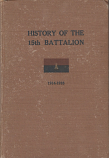 History of the 15th Battalion First Edition