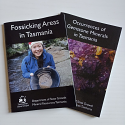 2 Booklets: Occurrences of Gemstone Minerals + Fossicking Areas in Tasmania