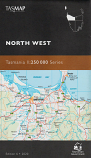 Tasmap Tasmania North West 1:250 000 map