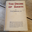 The Drums of Dawn (1933) – F.W. Boreham [First Edition with Original Dust Jacket]