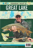 Fishing Map # 25 Great Lake including Nineteen Lagoons, Little Pine Lagoon