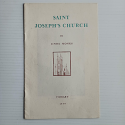 Saint Joseph's Church, Hobart by Linda Monks |1959 8-page booklet|